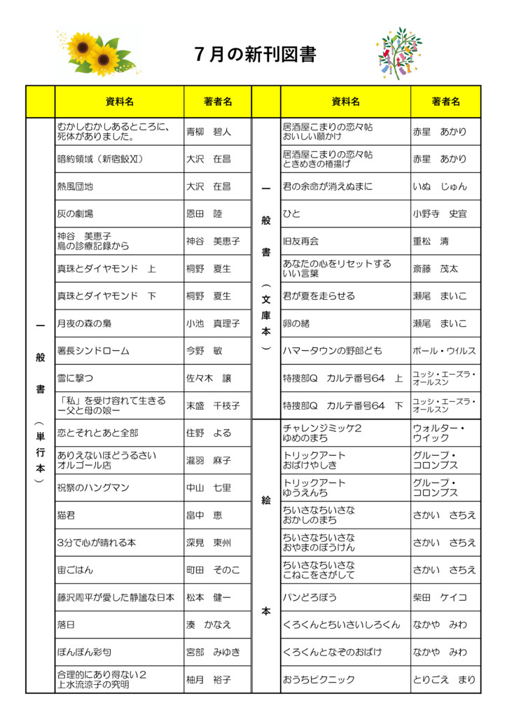 20237月新刊図書のサムネイル